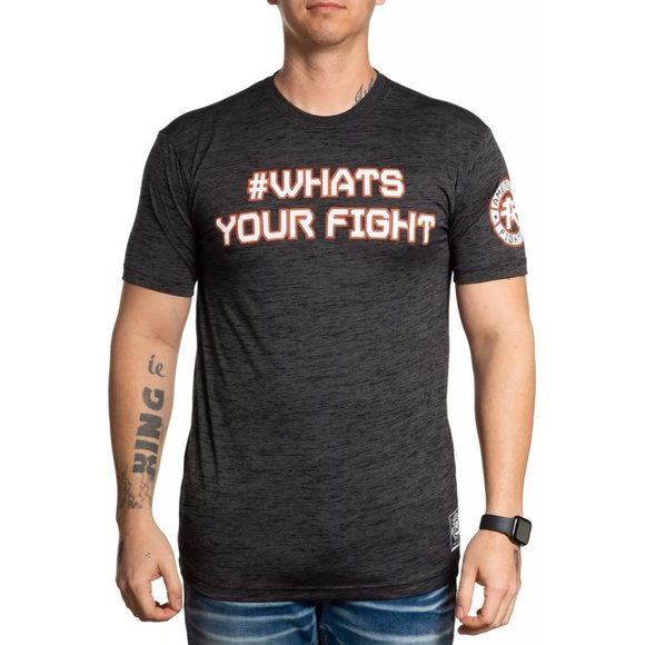 AMERICAN FIGHTER Men's T-Shirt TOGETHER Black Athl - Picture 1 of 5